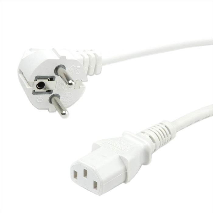 EAN 7630049627321 - ROLINE GREEN 19.44.1005 cable de transmisión Blanco 0,8 m CEE7/7 IEC C13 imagen 1