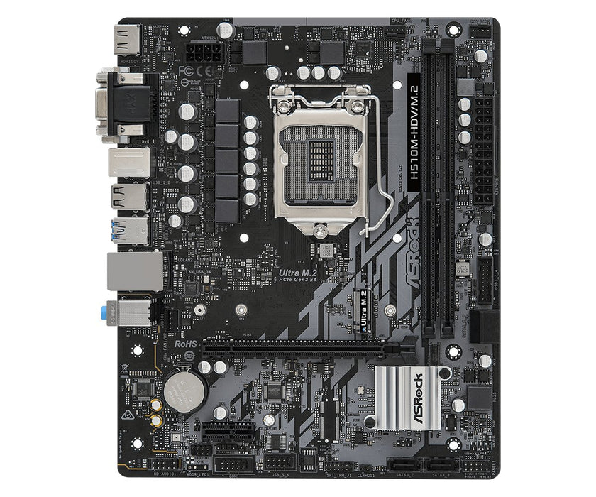 EAN 4710483934247 - Asrock H510M-HDV/M.2 Intel H510 LGA 1200 (Socket H5) micro ATX imagen 2