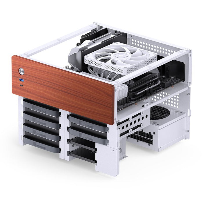 EAN 6970620553771 - Jonsbo N4 WHITE carcasa de ordenador Micro Torre Blanco imagen 13