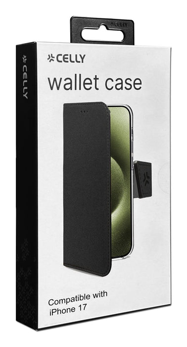 EAN 8021735223146 - Celly WALLY funda para teléfono móvil 16 cm (6.3") Funda cartera Negro imagen 6