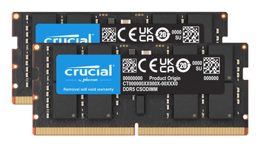 EAN 649528940643 - Crucial CT2K16G64C52CS5 módulo de memoria 32 GB 2 x 16 GB DDR5 6400 MT/s 262-pin SO-DIMM imagen 1