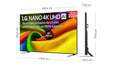 EAN 8806096843246 - LG NANO 4K UHD AI 98NU900B6LB 2,49 m (98") 4K Ultra HD Smart TV Wifi Negro imagen 3