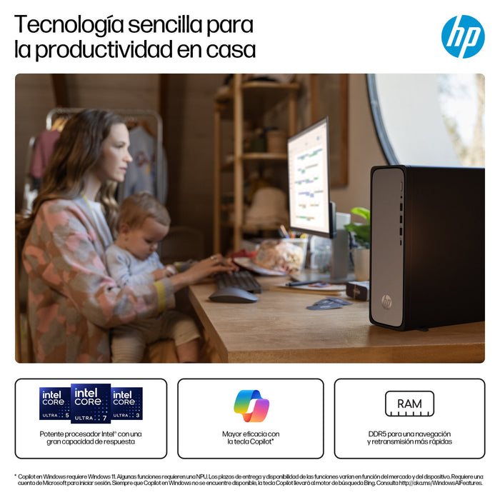EAN 0199896765015 - HP OmniDesk Slim S03-0010ns PC Intel Processor 300 300 8 GB DDR5-SDRAM 512 GB SSD Windows 11 Home Torre P imagen 7