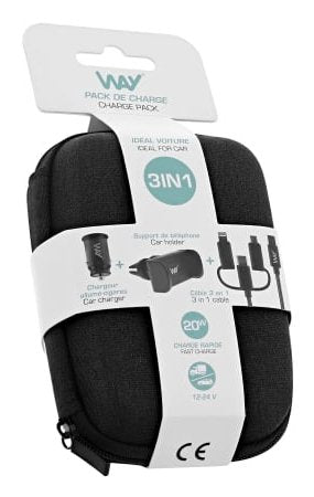 EAN 3303170117675 - T'nB WCARTRAVEL cargador de dispositivo móvil Smartphone, Universal Negro Encendedor de cigarrillos Auto imagen 7