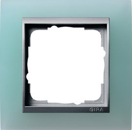 EAN 4010337211518 - GIRA Event Opak Aluminio, Azul imagen 1