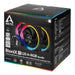 EAN 4895213702508 - ARCTIC ACFAN00156A sistema de refrigeración para ordenador Carcasa del ordenador Ventilador 12 cm Negro imagen 8