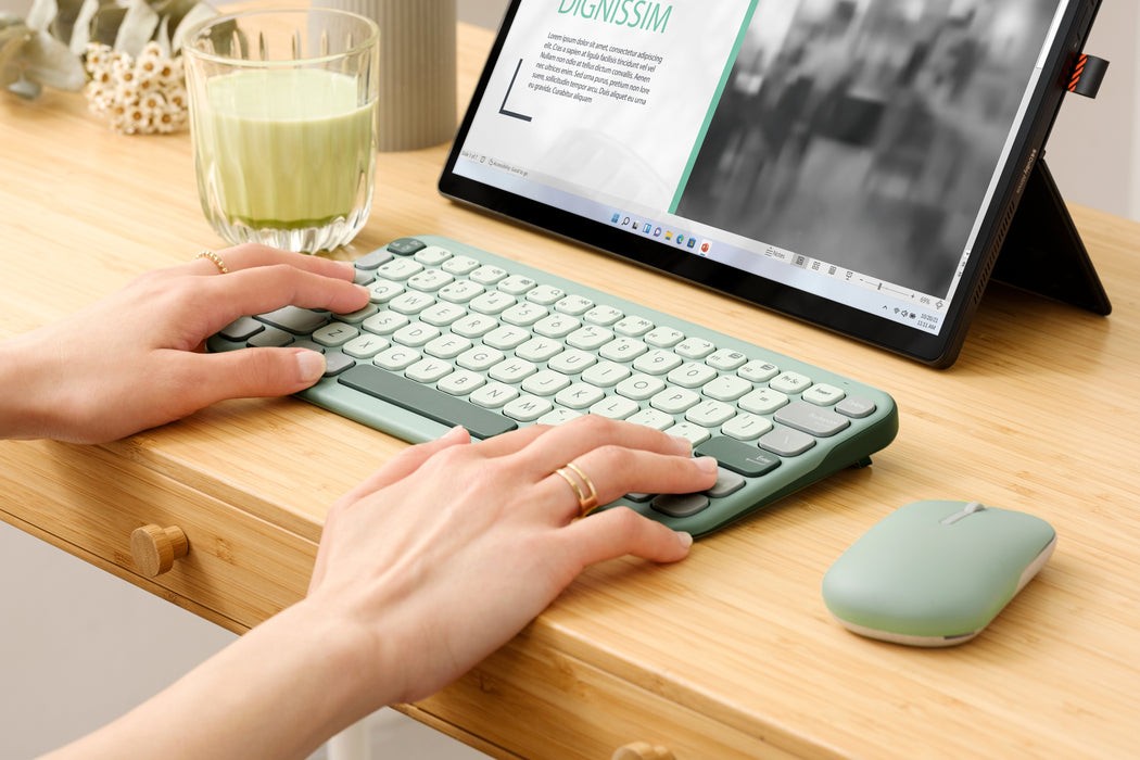 EAN 4711387539019 - ASUS KW100 KEYBOARD/GN/UI/80 teclado Universal Bluetooth Verde imagen 10