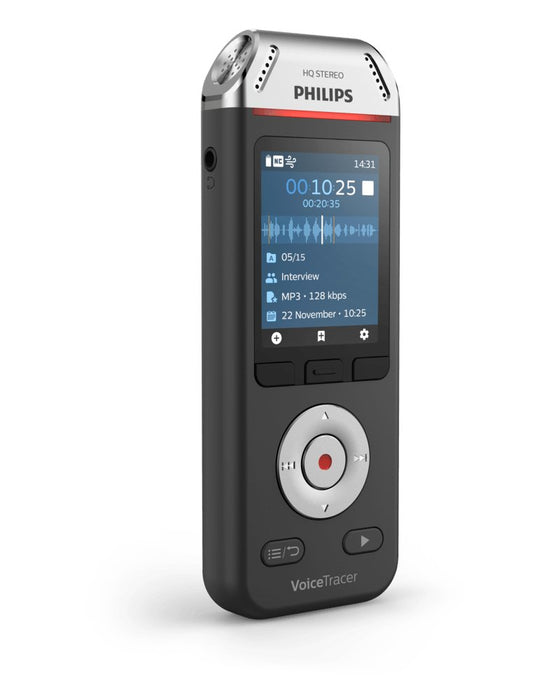 EAN 0855971006434 - Philips Voice Tracer DVT2110/00 dictáfono Tarjeta flash Negro, Cromo imagen 6