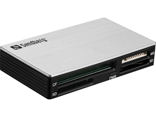 EAN 5705730133732 - Sandberg 133-73 lector de tarjeta USB 3.2 Gen 1 (3.1 Gen 1) Type-A Negro, Plata imagen 1