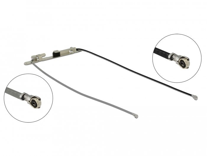 EAN 4043619125517 - DeLOCK 12551 antena para red MHF 3,18 dBi imagen 1