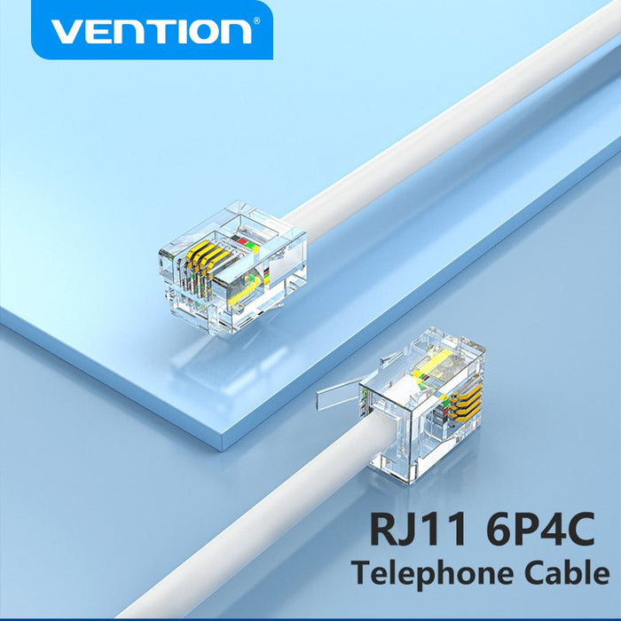 EAN 6922794763517 - Vention IQBWQ cable telefónico 20 m Blanco imagen 2