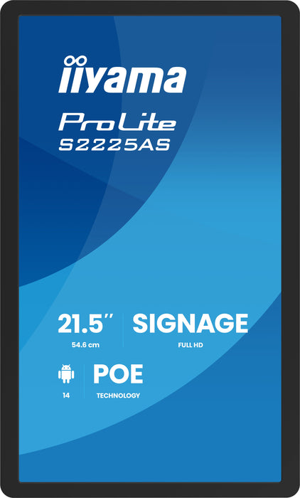 EAN 4948570127177 - iiyama ProLite S2225AS-B1P Pantalla plana para señalización digital 54,6 cm (21.5") LCD Wifi 500 cd / m²  imagen 4