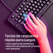 EAN 0198990307855 - HyperX Eve 1800 teclado Juego USB Negro imagen 6
