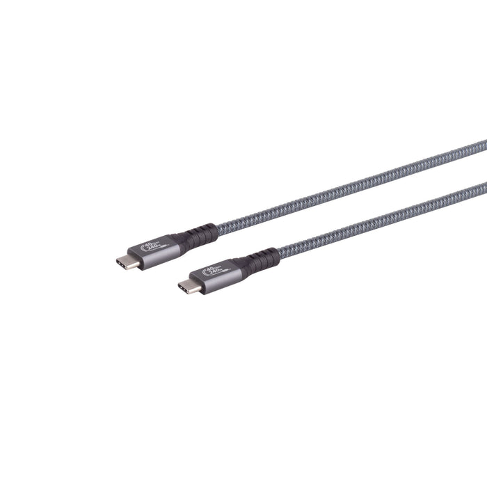 EAN 4017538160881 - S/CONN maximum connectivity 13-68150 cable USB USB4 Gen 3x2 1,5 m USB C 40 Gbit/s 240 W Gris imagen 1