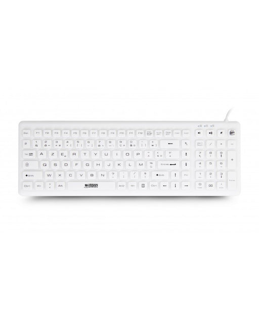 EAN 3760170880150 - Urban Factory Sanee teclado Médico USB AZERTY Francés Blanco imagen 2