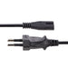 EAN 65030894371 - StarTech.com 752E-3M-POWER-LEAD cable de transmisión Negro CEE7/16 C7 acoplador imagen 3