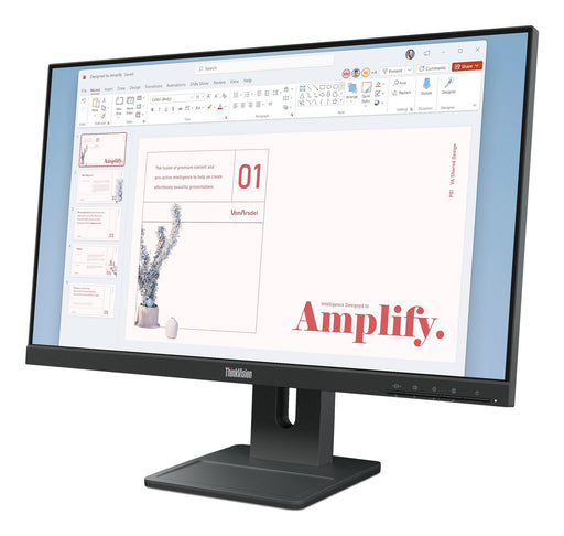 EAN 0198156755582 - Lenovo ThinkVision E24-40 pantalla para PC 60,5 cm (23.8") 1920 x 1080 Pixeles Full HD LCD Negro imagen 2