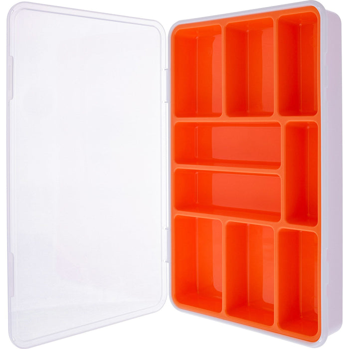 EAN 4043718331444 - InLine 43009I pieza pequeña y caja de herramientas Caja para piezas pequeñas Naranja, Blanco imagen 1