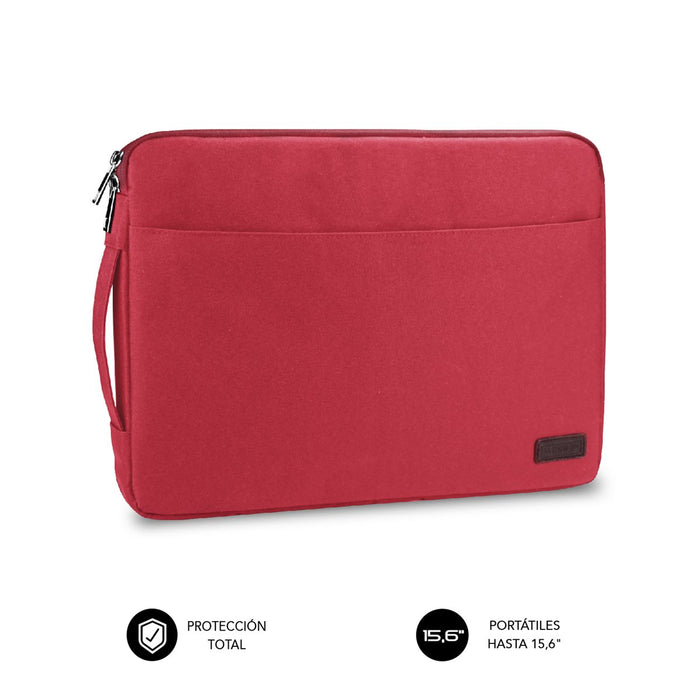 EAN 8436586741518 - SUBBLIM SUB-LS-0PS0103 maletines para portátil 39,6 cm (15.6") Rojo imagen 1