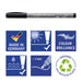 EAN 4007817099414 - Staedtler Pigment Arts Intensiv Pen rotulador Negro 2 pieza(s) imagen 5