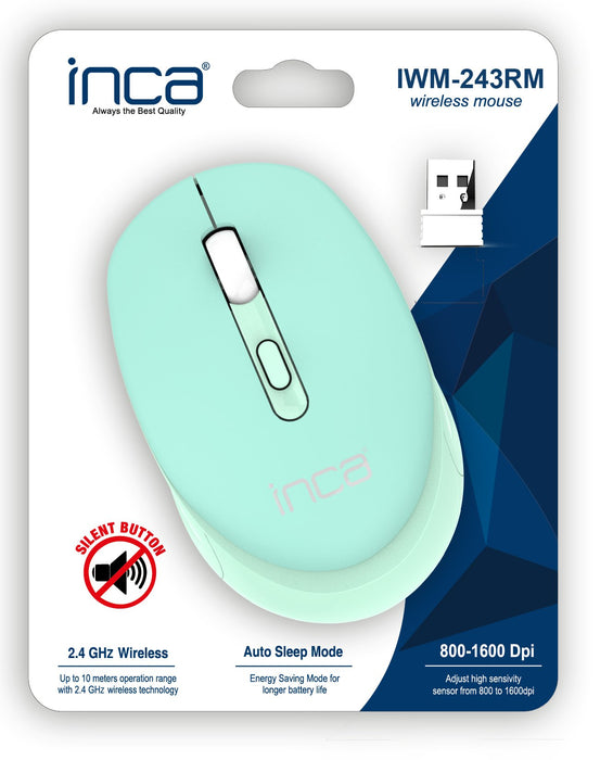 EAN 8681949014802 - Inca IWM-243RM ratón Ambidextro RF inalámbrico Óptico 1600 DPI imagen 5