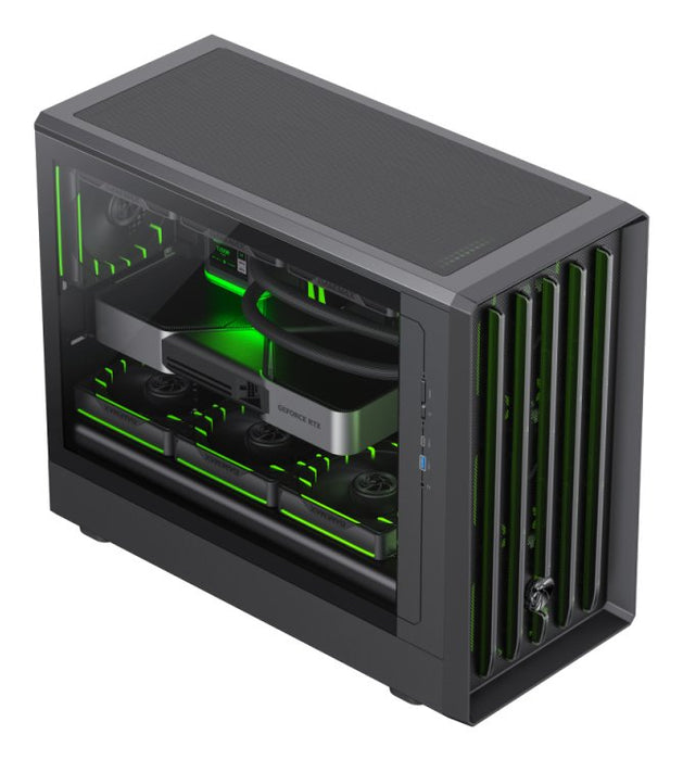 EAN 6931858778381 - GameMax CLAW 360 BK Micro Torre Negro imagen 6