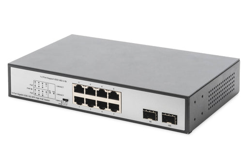EAN 4016032467380 - Digitus DN-95140 switch No administrado Gigabit Ethernet (10/100/1000) Energía sobre Ethernet (PoE) Negro imagen 1