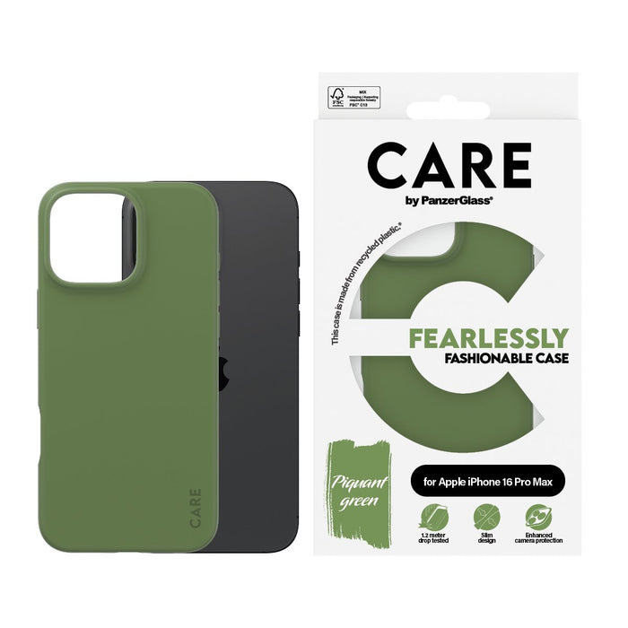 EAN 5715685004704 - PanzerGlass CARE™ by ® Case Green iPhone 16 Pro Max funda para teléfono móvil Verde imagen 2