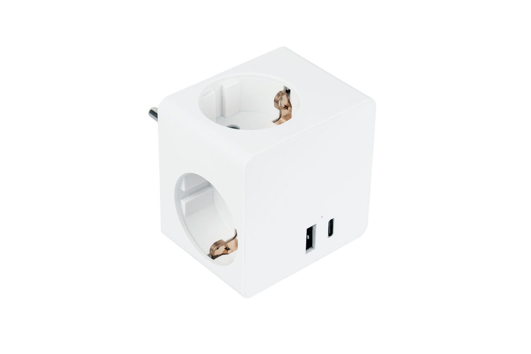 EAN 4066857001993 - Alcasa SW01-W base múltiple 3 salidas AC Interior Blanco imagen 1