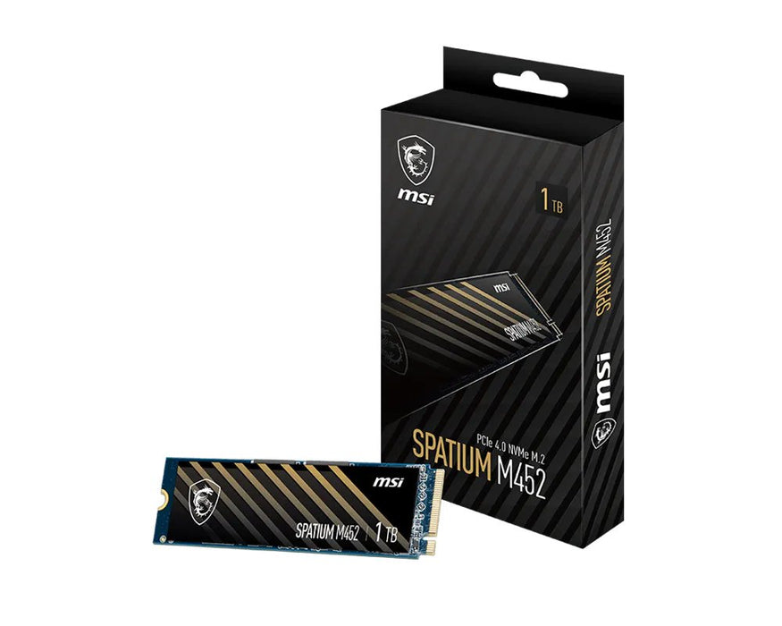 EAN 4711377062442 - MSI SPATIUM M452 PCIE 4.0 NVME M.2 1TB unidad de estado sólido PCI Express 4.0 3D NAND imagen 1
