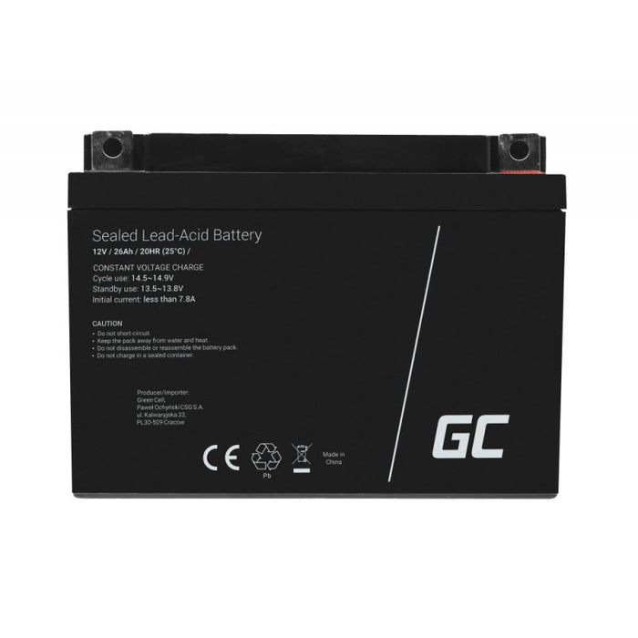 EAN 5903317229971 - Green Cell AGM35 batería de vehículos Sealed Lead Acid (VRLA) 26 Ah 12 V Motocicleta imagen 2