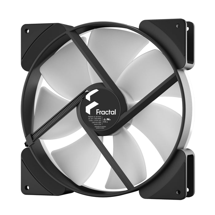 EAN 7340172702665 - Fractal Design Prisma AL-18 PWM Carcasa del ordenador Ventilador 18 cm Negro, Blanco 2 pieza(s) imagen 5
