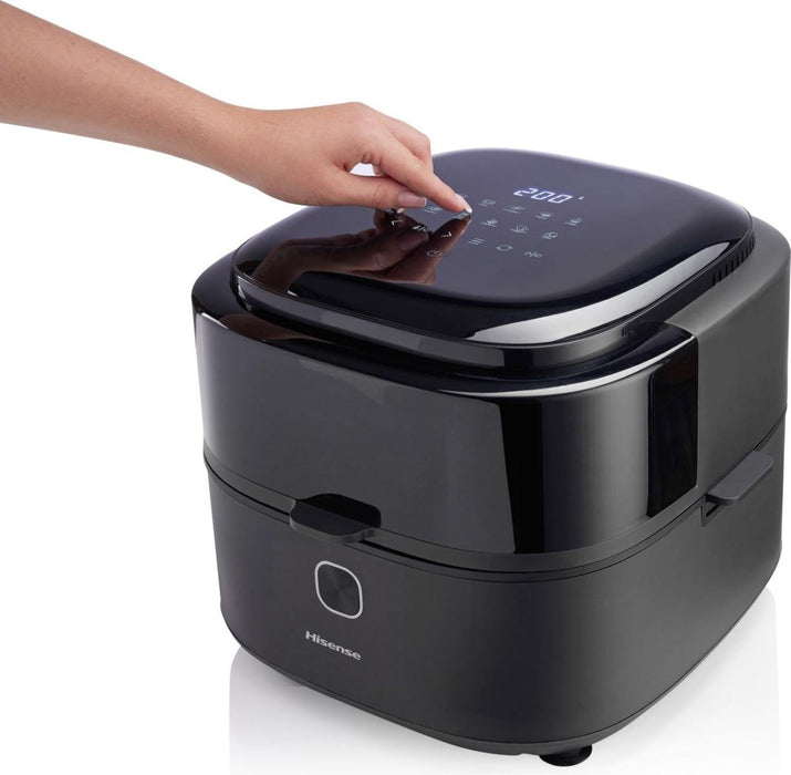 EAN 3838782818547 - Hisense HAF1350DR Sencillo 6,7 L Independiente 1350 W Freidora de aire caliente Negro imagen 23
