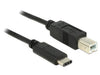 EAN 4043619836017 - DeLOCK 83601 cable USB USB 2.0 1 m USB C USB B Negro imagen 1