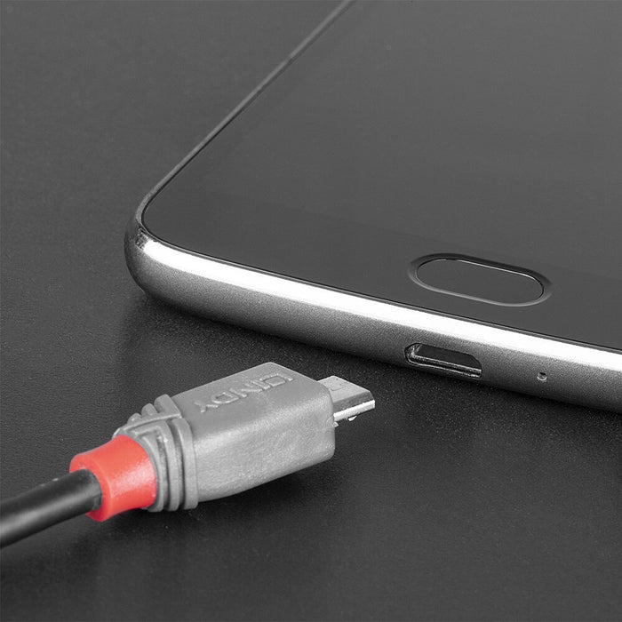 EAN 4002888368919 - Lindy 36891 cable USB USB 2.0 1 m USB C Micro-USB B Negro, Gris imagen 4