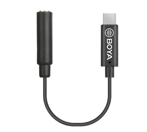 EAN 6971008025392 - BOYA BY-K4 cable de audio 3,5mm USB Tipo C Negro imagen 1