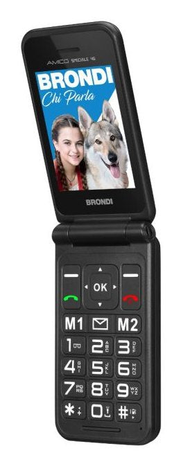 EAN 8015908810806 - Brondi 10281080 teléfono móvil 7,11 cm (2.8") Negro, Metálico Característica del teléfono imagen 3