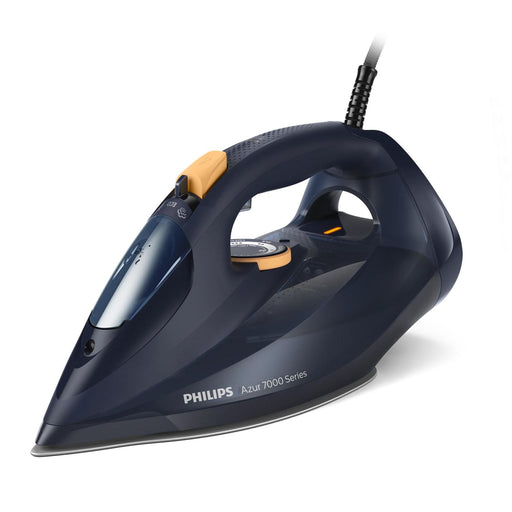 EAN 8720389016103 - Philips 7000 series DST7060/20 plancha Plancha a vapor Suela SteamGlide Elite 3000 W Azul, Amarillo imagen 1