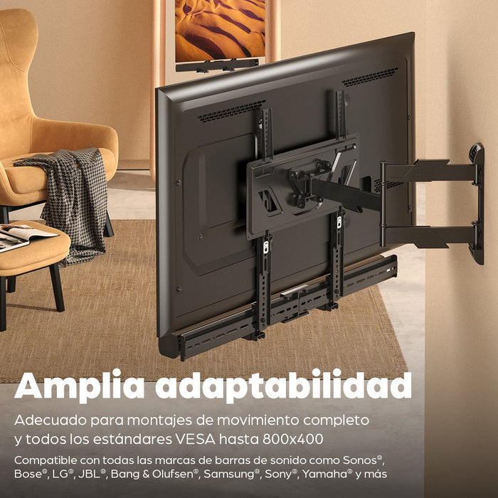 EAN 0766623461849 - Manhattan 461849 soporte de altavoz Pared Plástico, Acero Negro imagen 8