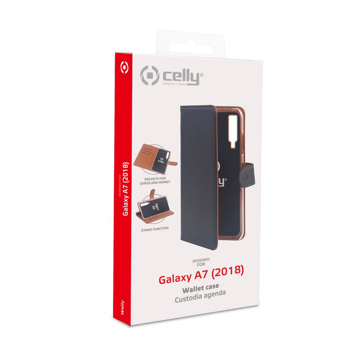 EAN 8021735746218 - Celly WALLY795 funda para teléfono móvil 15,2 cm (6") Funda cartera Negro, Marrón imagen 5