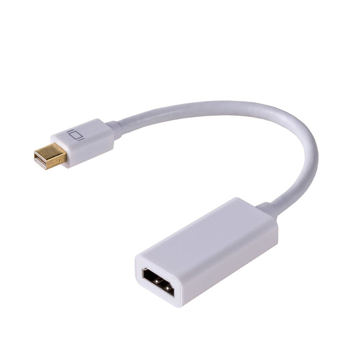 EAN 5901720133335 - Akyga AK-AD-38 adaptador de cable de vídeo 0,15 m HDMI tipo A (Estándar) Mini DisplayPort Blanco imagen 1
