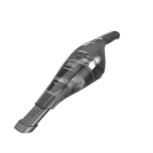 EAN 5035048698112 - Black & Decker NVC220WC-QW aspiradora de mano Cromo, Titanio, Transparente Sin bolsa imagen 2
