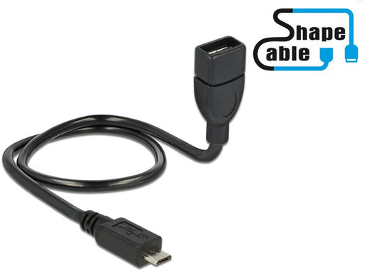 EAN 4043619839285 - DeLOCK 0.5m, USB2.0 Micro-B/USB2.0-A cable USB 0,5 m Micro-USB B USB A Negro imagen 1