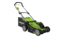 EAN 6952909025865 - Greenworks 2504707UB cortadora de césped Cortacésped manual Batería Verde imagen 2