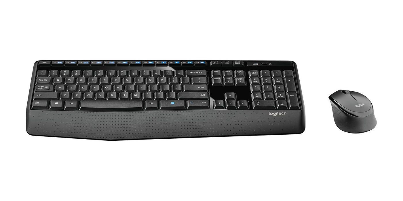 EAN 5099206062894 - Logitech Wireless Combo MK345 teclado Ratón incluido Oficina RF inalámbrico Hebreo Negro imagen 2