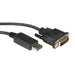 EAN 7611990126316 - ROLINE 11.04.5613 adaptador de cable de vídeo 1 m DVI-D DisplayPort Negro imagen 1