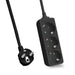 EAN 4005938628001 - Helos 262800 base múltiple 1,5 m 3 salidas AC Interior Negro imagen 1