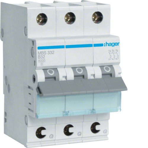 EAN 3250614314919 - Hager MBS332 corta circuito Tipo B 3 3 módulo(s) imagen 1