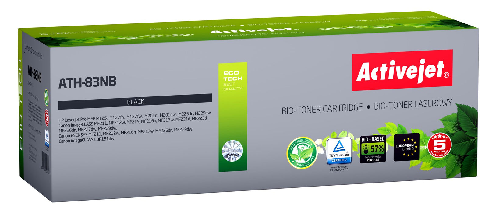EAN 5901443120858 - Activejet ATH-83NB BIO cartucho de tóner 1 pieza(s) Compatible imagen 1