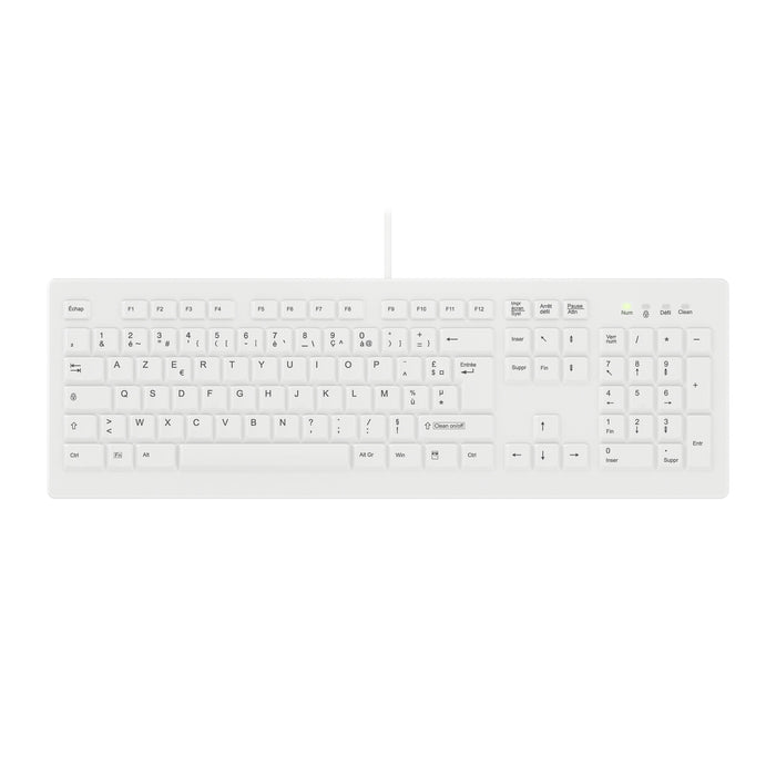 EAN 4025112098505 - Contour Design Active Key AK-C8100F-U1-W/FR teclado Médico USB AZERTY Francés Blanco imagen 1